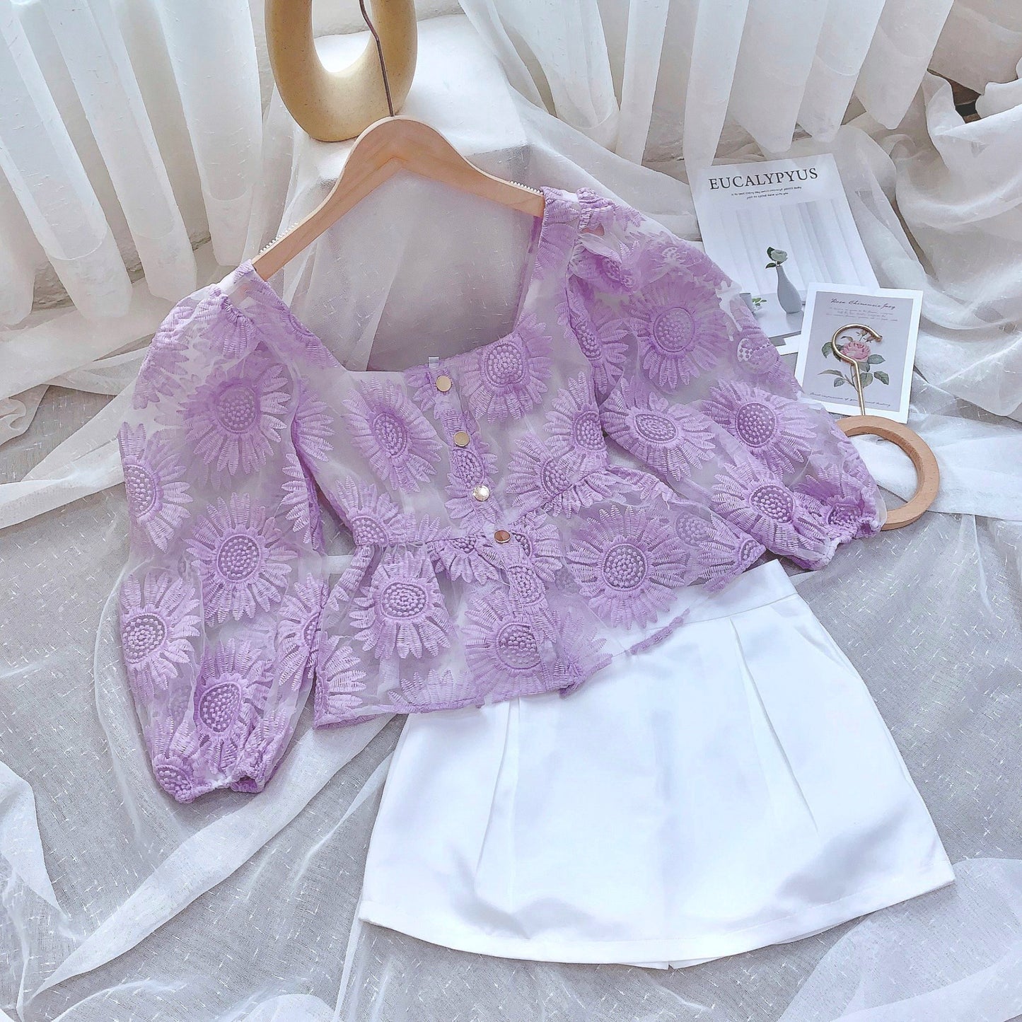 Lace Daisy Top