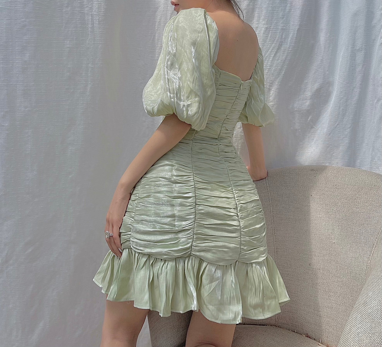 Elegant Organza Mini Dress